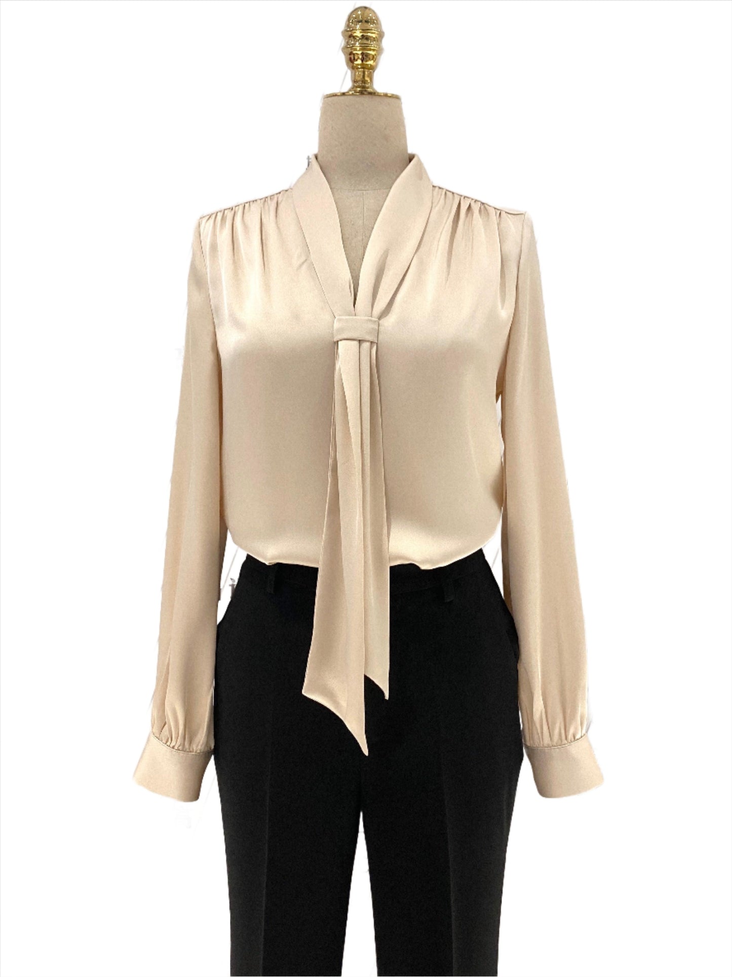 Silk Satin Women Blouse - Blouse - Guocali