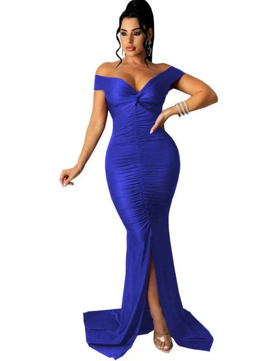 Skinny Bodycon Evening Dress -Guocali