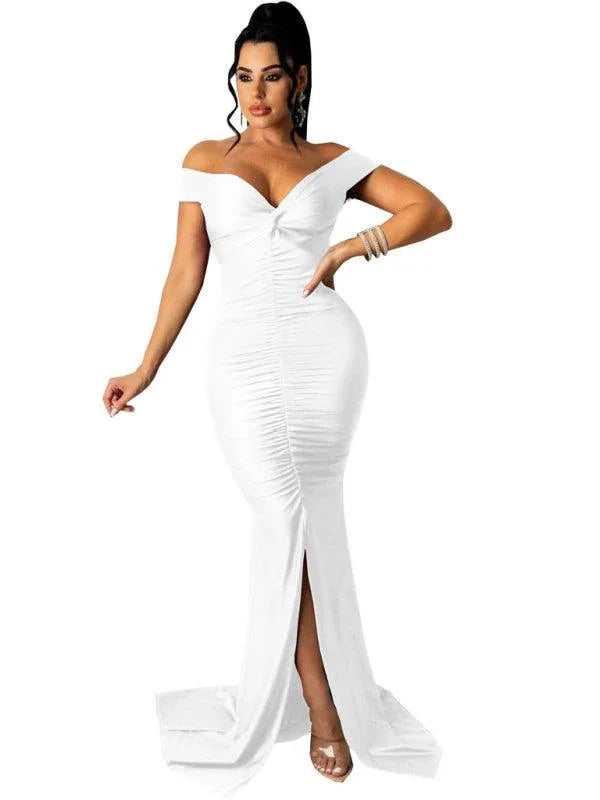 Skinny Bodycon Evening Dress -Guocali