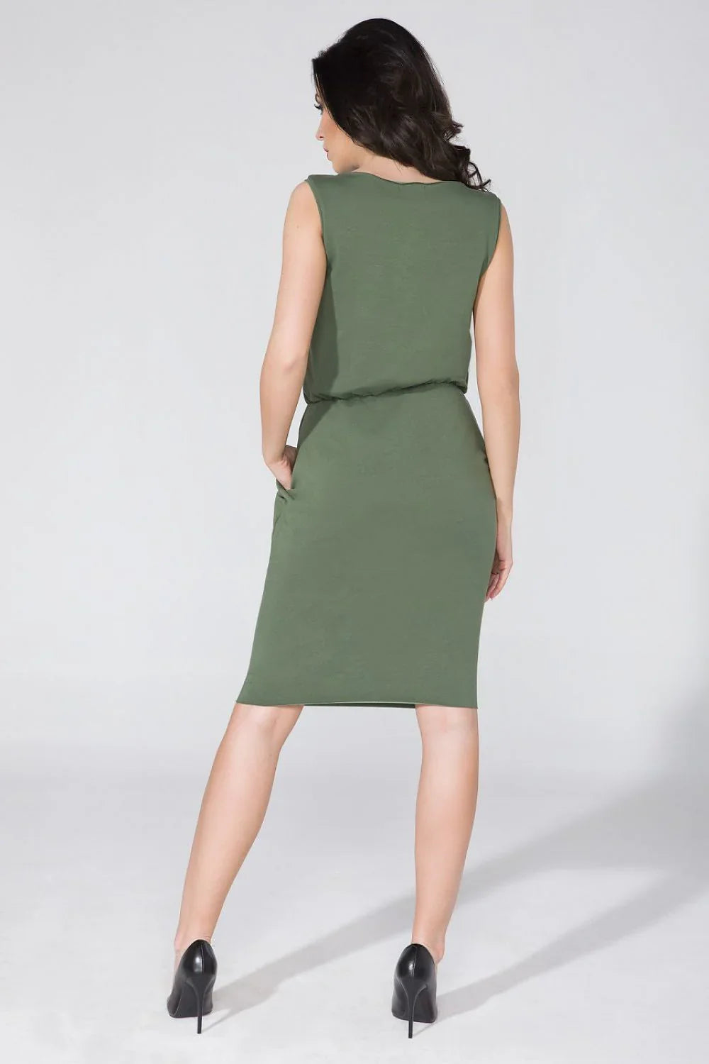 Sleeveless Knit Dress Casual Lightweight Everyday Fit-Day Dress-GUOCALI