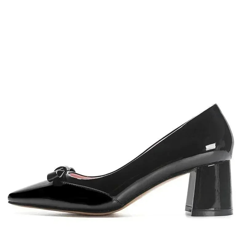 Slip-On Square Toe Women's Pumps Shoes -Guocali
