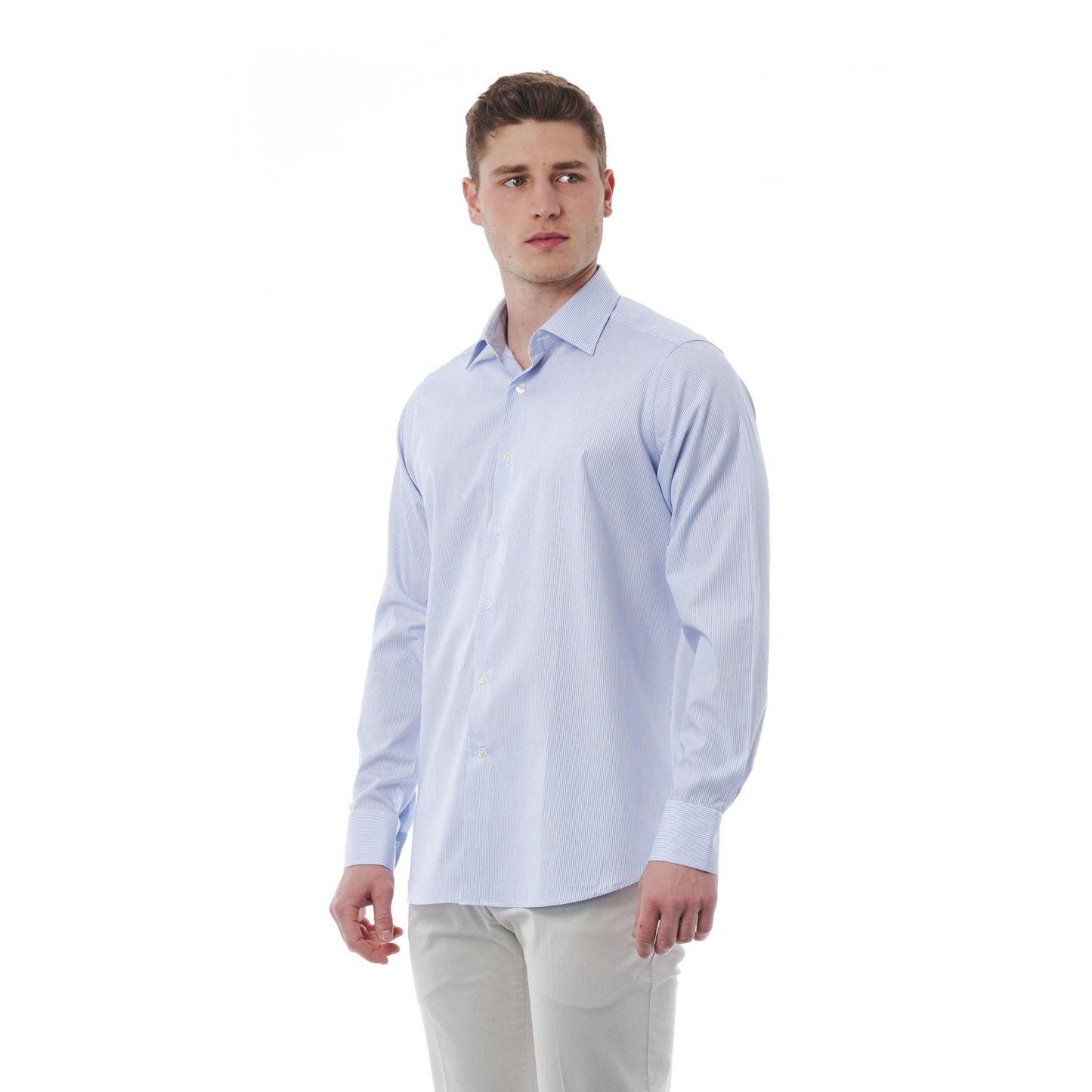 Striped Men Dress Shirts - Bagutta Shirts - Dress Shirt - Guocali