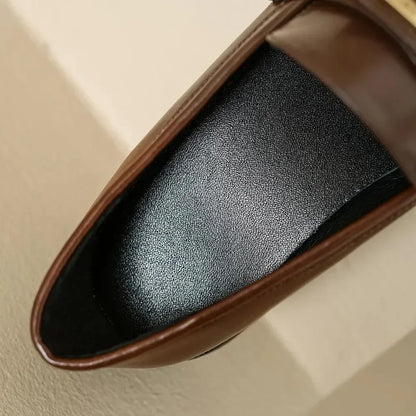 Stylish Low-Heeled Women Loafers -Guocali