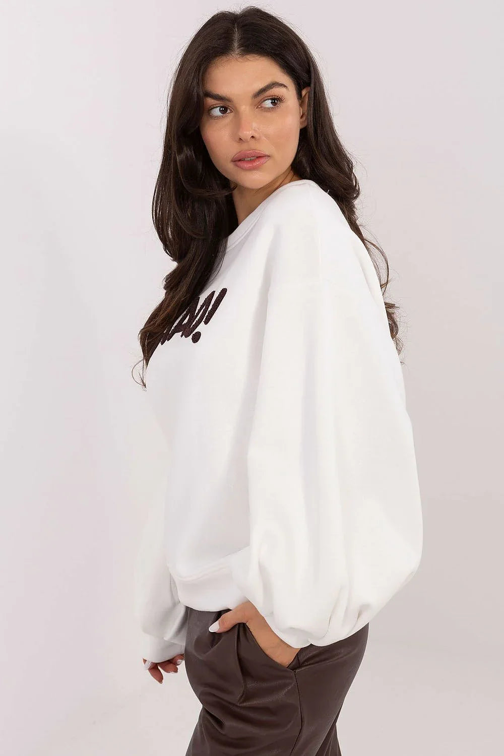 Women's Sweatshirt - Crew-neck With Regular Fit