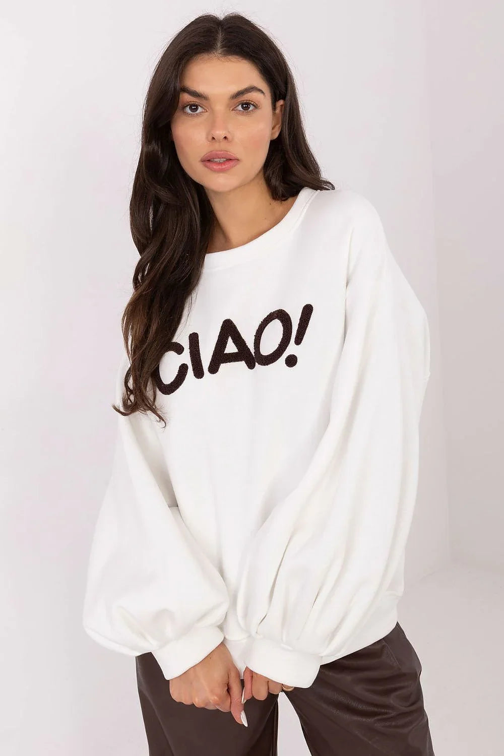 Women's Sweatshirt - Crew-neck With Regular Fit