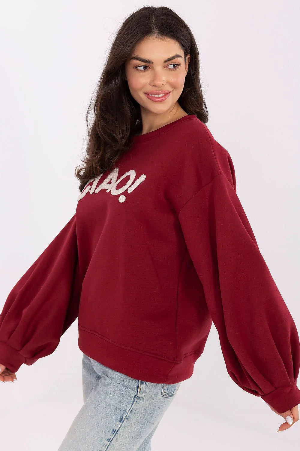 Women's Sweatshirt - Crew-neck With Regular Fit