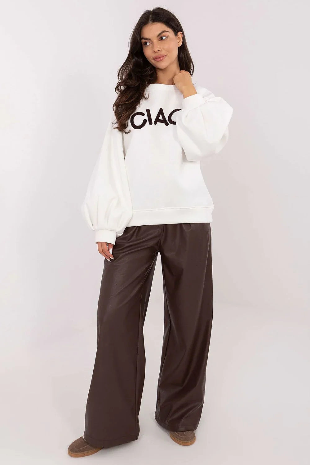 Women's Sweatshirt - Crew-neck With Regular Fit