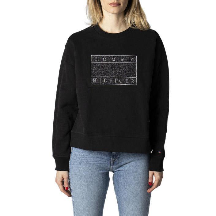 Sweatshirt - Printed Tommy Hilfiger Women Sweatshirt - Bordeaux - Sweatshirts - Guocali