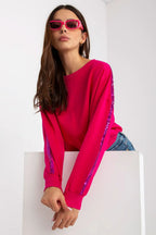 Women's Sweatshirt - Crew-neck With Regular Fit