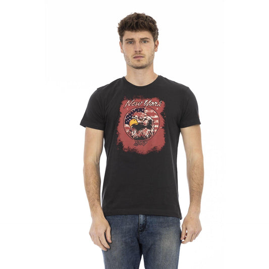 Trussardi Action Men T-shirts - Black Brand T-shirts - T-Shirt - Guocali