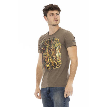 Trussardi Action Men T-shirts - Brown Brand T-shirts - T-Shirt - Guocali