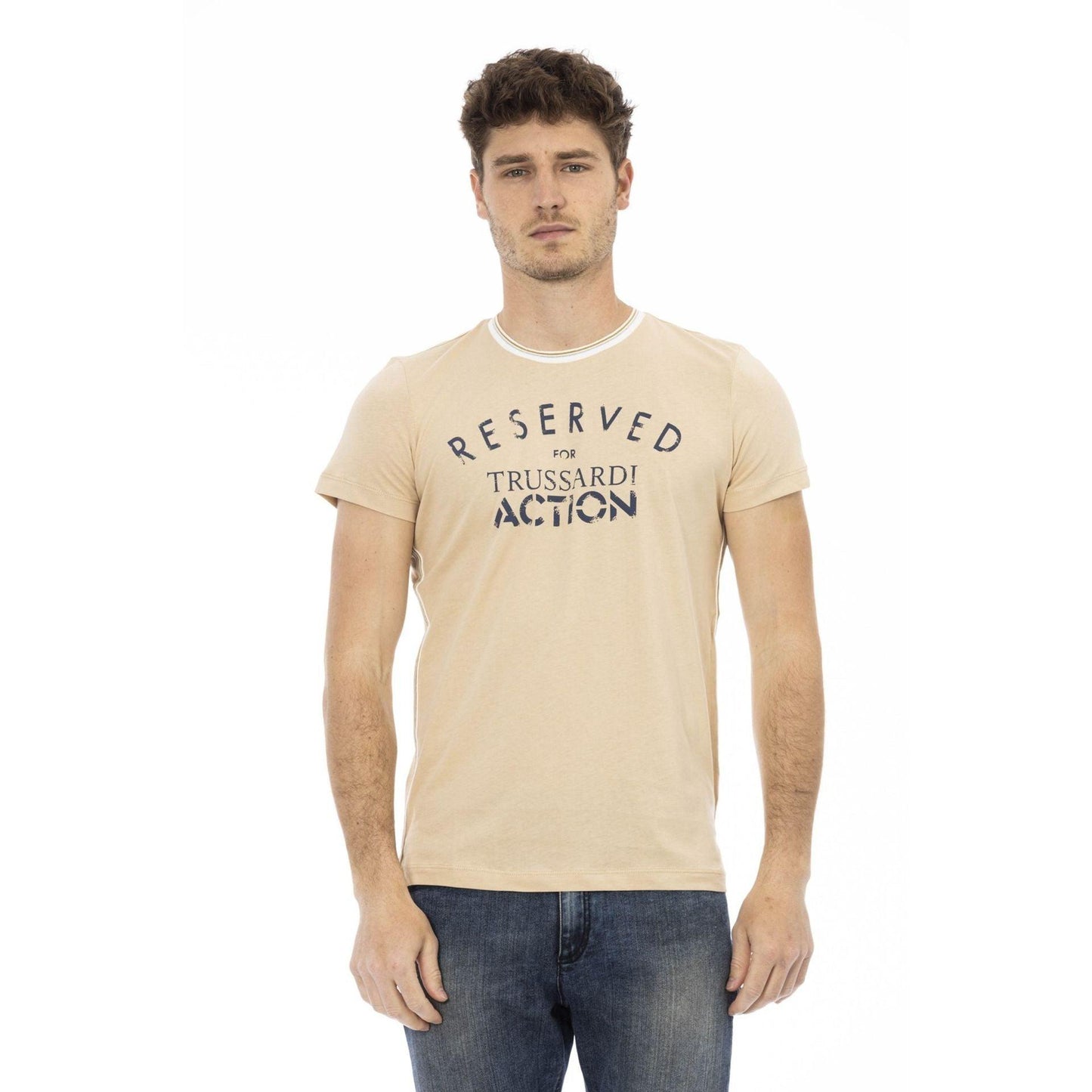 Trussardi Action Men T-shirts - Brown Brand T-shirts - T-Shirt - Guocali