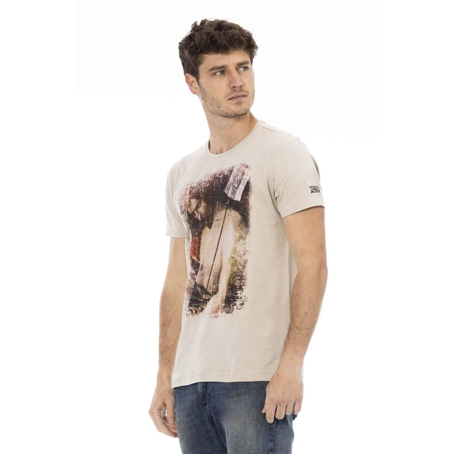 Trussardi Action Men T-shirts - Brown Brand T-shirts - T-Shirt - Guocali