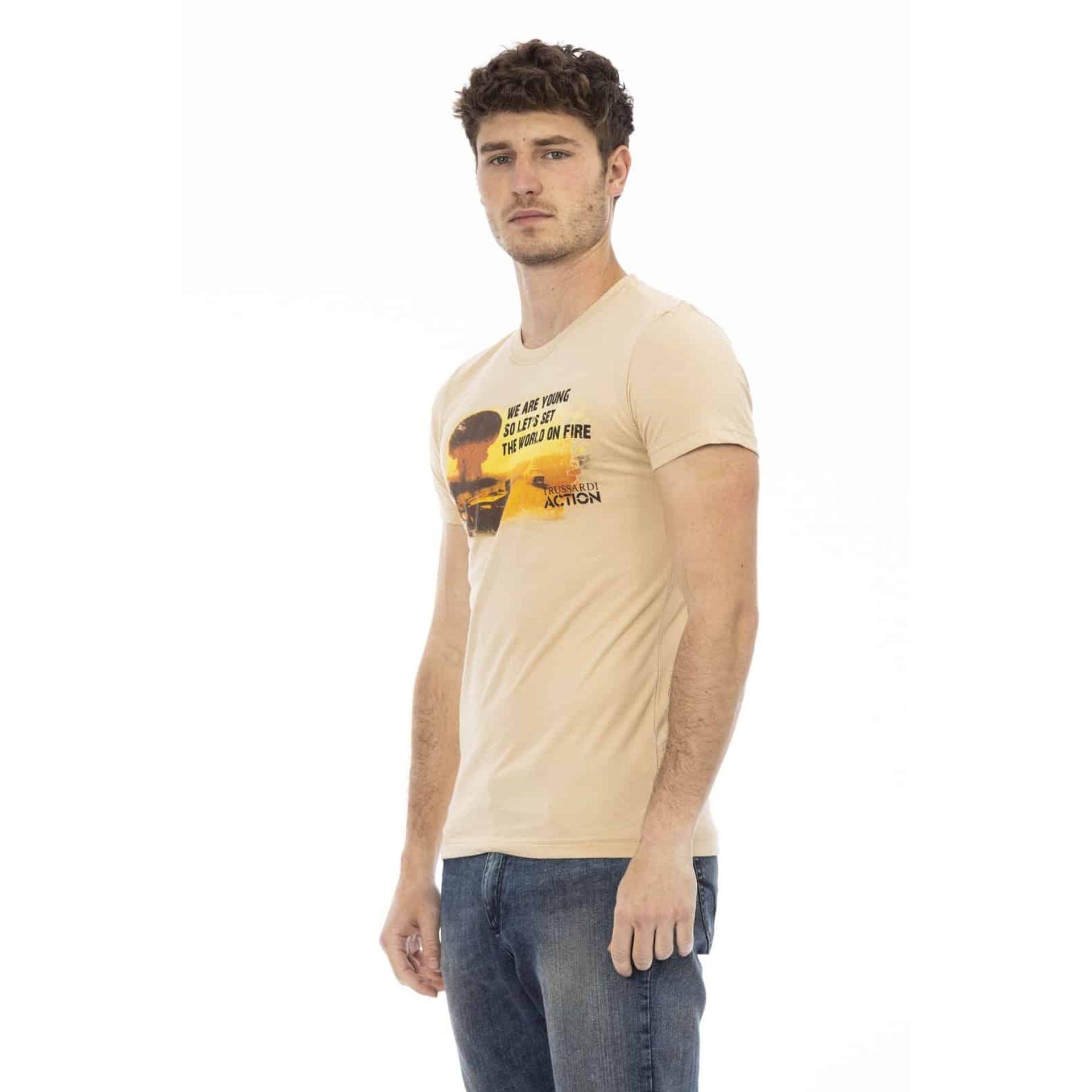 Trussardi Action Men T-shirts - Brown Brand T-shirts - T-Shirt - Guocali