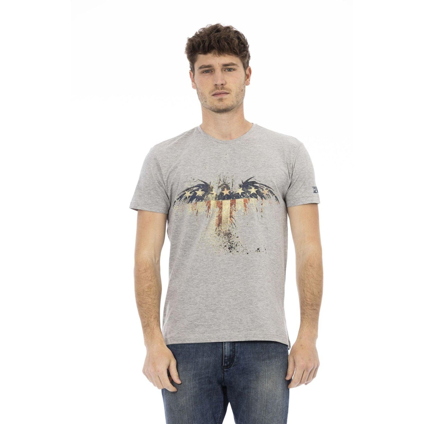 Trussardi Action Men T-shirts - Grey Brand T-shirts - T-Shirt - Guocali