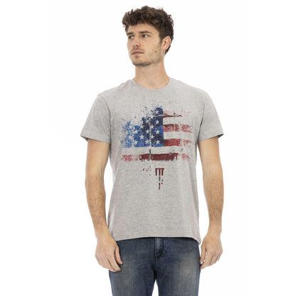 Trussardi Action Men T-shirts - Grey Brand T-shirts - T-Shirt - Guocali
