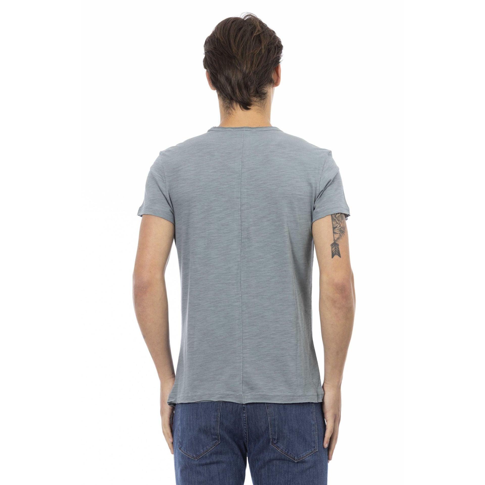 Trussardi Action Men T-shirts - Grey Brand T-shirts - T-Shirt - Guocali