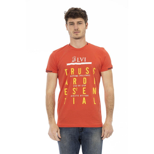 Trussardi Action Men T-shirts - Orange Brand T-shirts - T-Shirt - Guocali