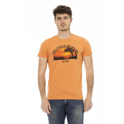 Trussardi Action Men T-shirts - Orange Brand T-shirts - T-Shirt - Guocali