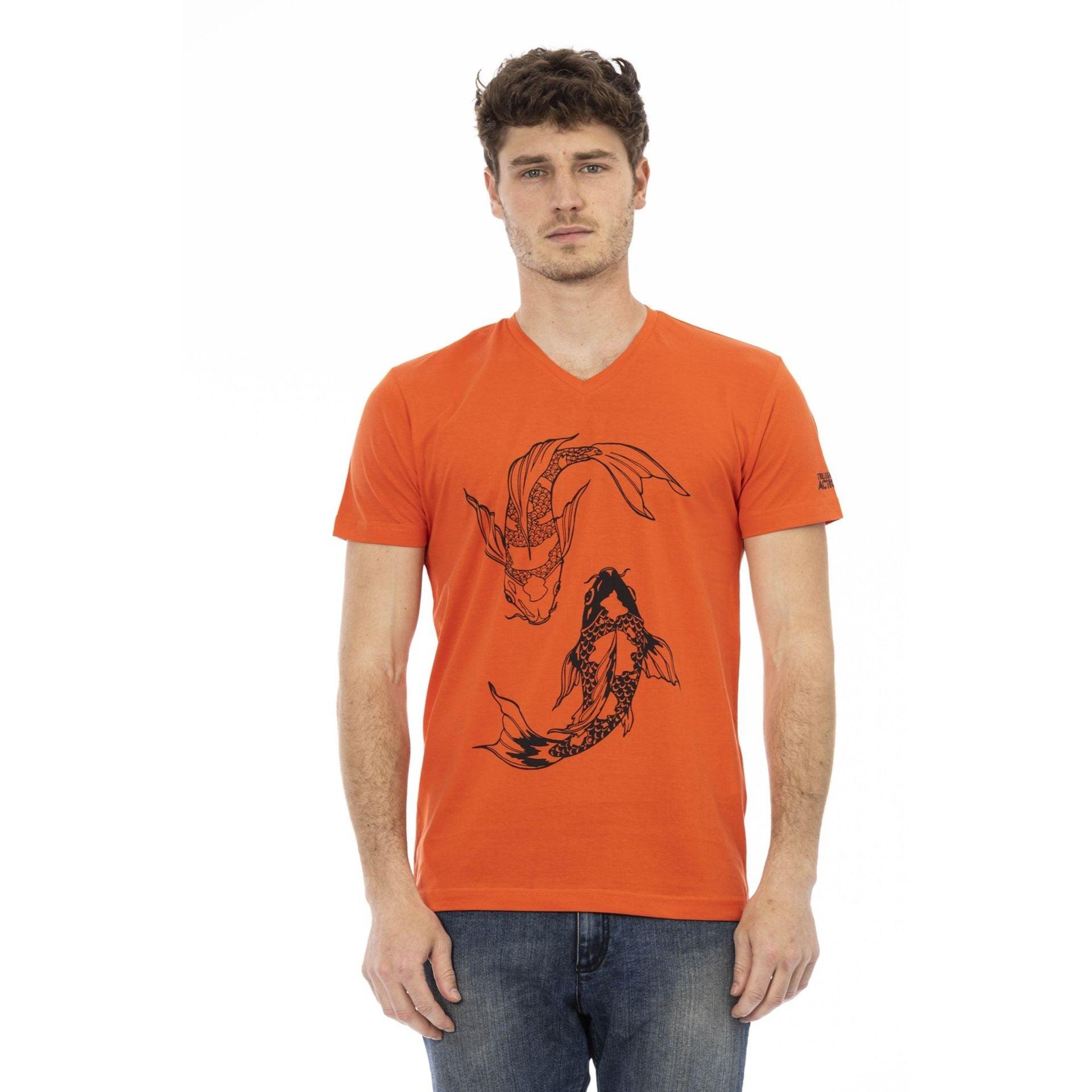 Trussardi Action Men T-shirts - Red Brand T-shirts - T-Shirt - Guocali