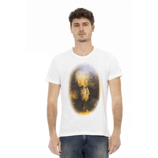 Trussardi Action Men T-shirts - White Brand T-shirts - T-Shirt - Guocali