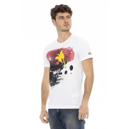 Trussardi Action Men T-shirts - White Brand T-shirts - T-Shirt - Guocali