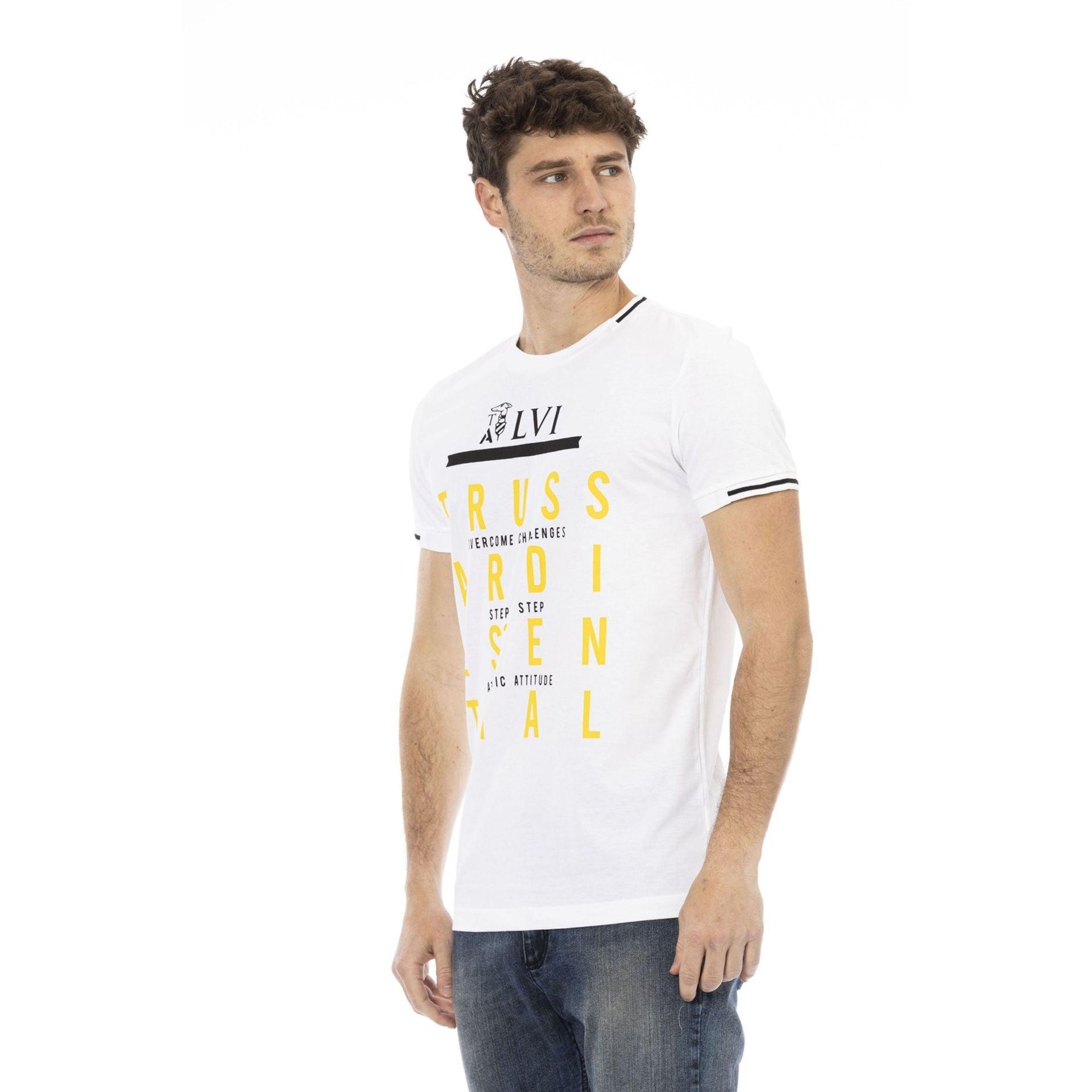 Trussardi Action Men T-shirts - White Brand T-shirts - T-Shirt - Guocali