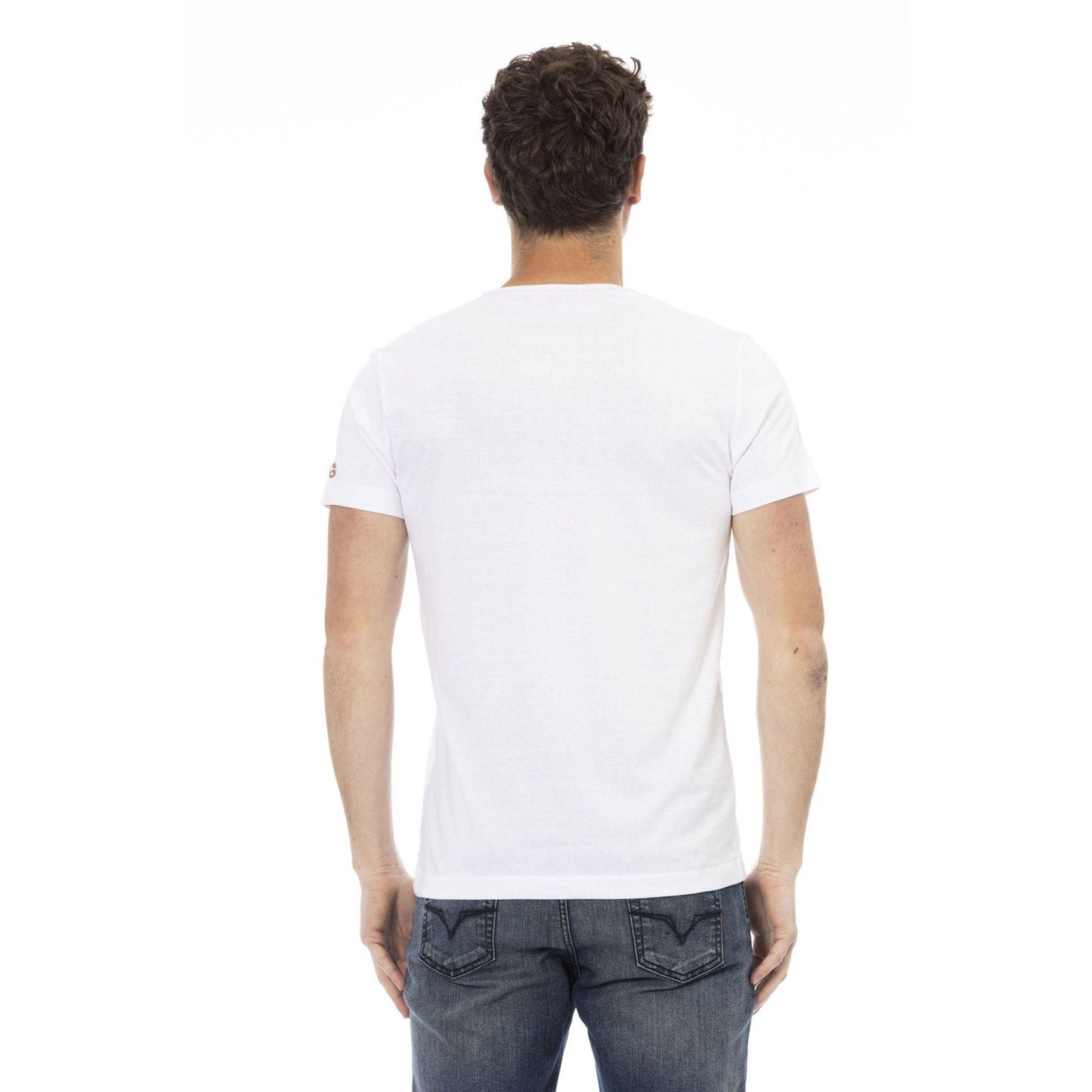 Trussardi Action Men T-shirts - White Brand T-shirts - T-Shirt - Guocali