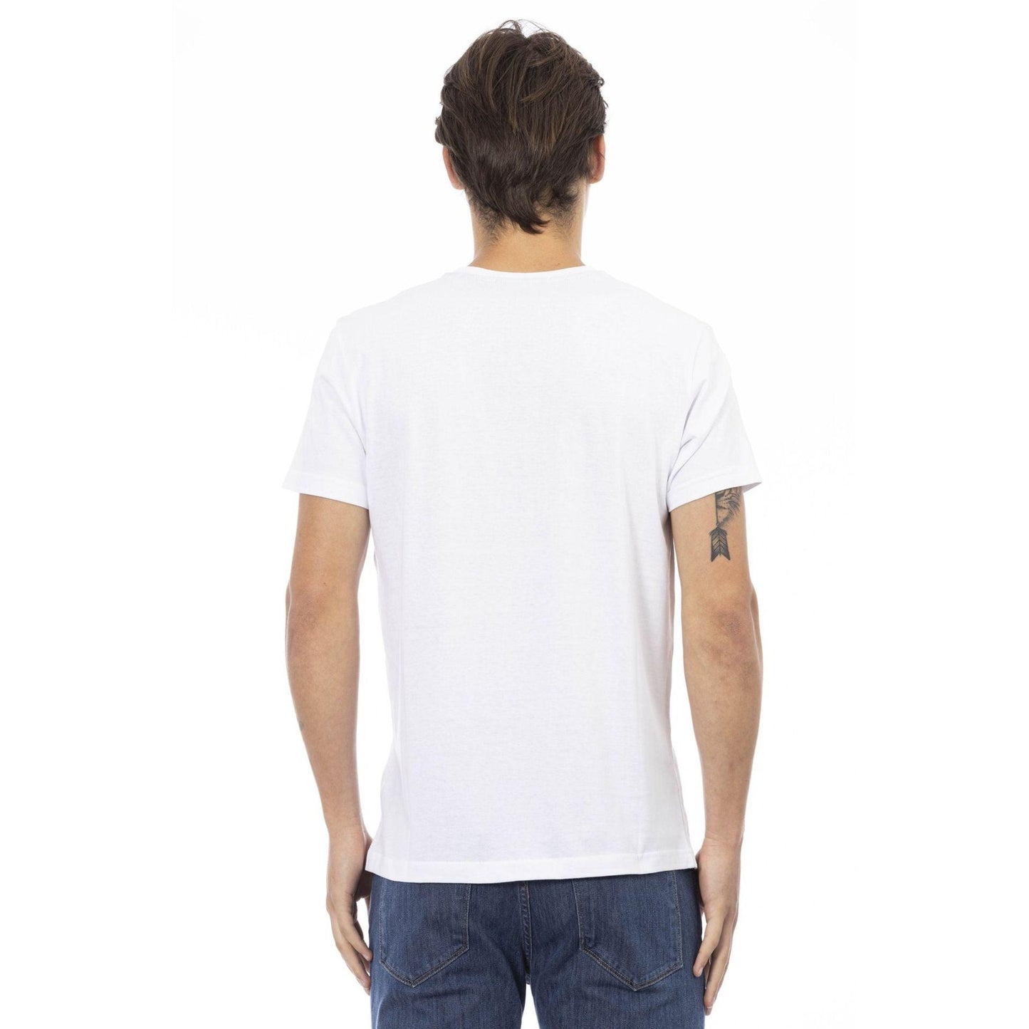 Trussardi Action Men T-shirts - White Brand T-shirts - T-Shirt - Guocali