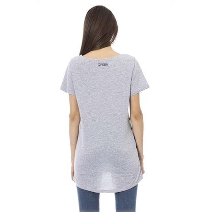 Trussardi Action Women T-Shirts - Grey Brand T-shirts - T-Shirt - Guocali