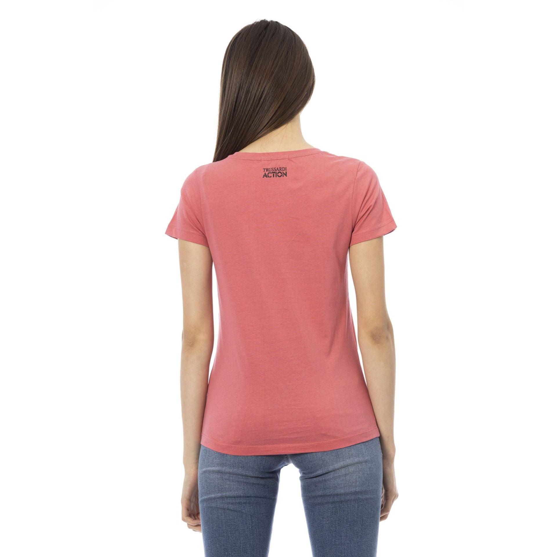 Trussardi Action Women T-Shirts - Pink Brand T-shirts - T-Shirt - Guocali