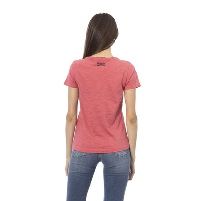 Trussardi Action Women T-Shirts - Pink Brand T-shirts - T-Shirt - Guocali