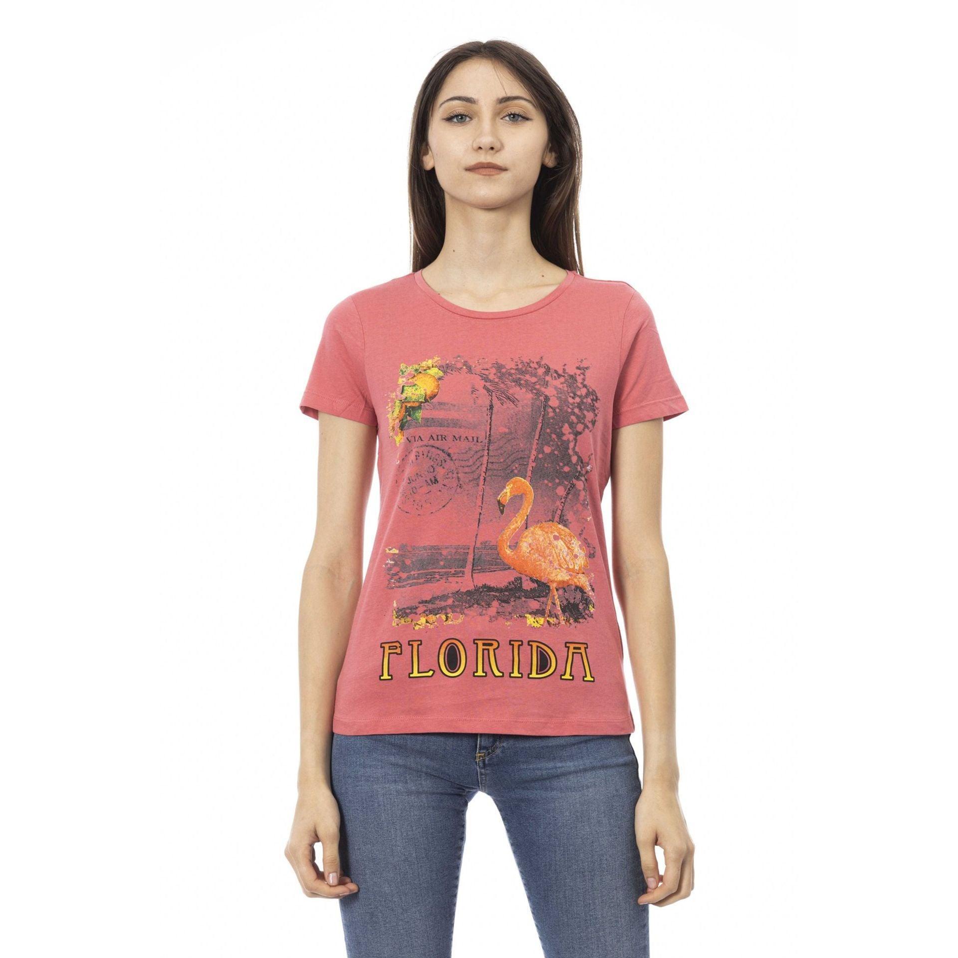 Trussardi Action Women T-Shirts - Pink Brand T-shirts - T-Shirt - Guocali