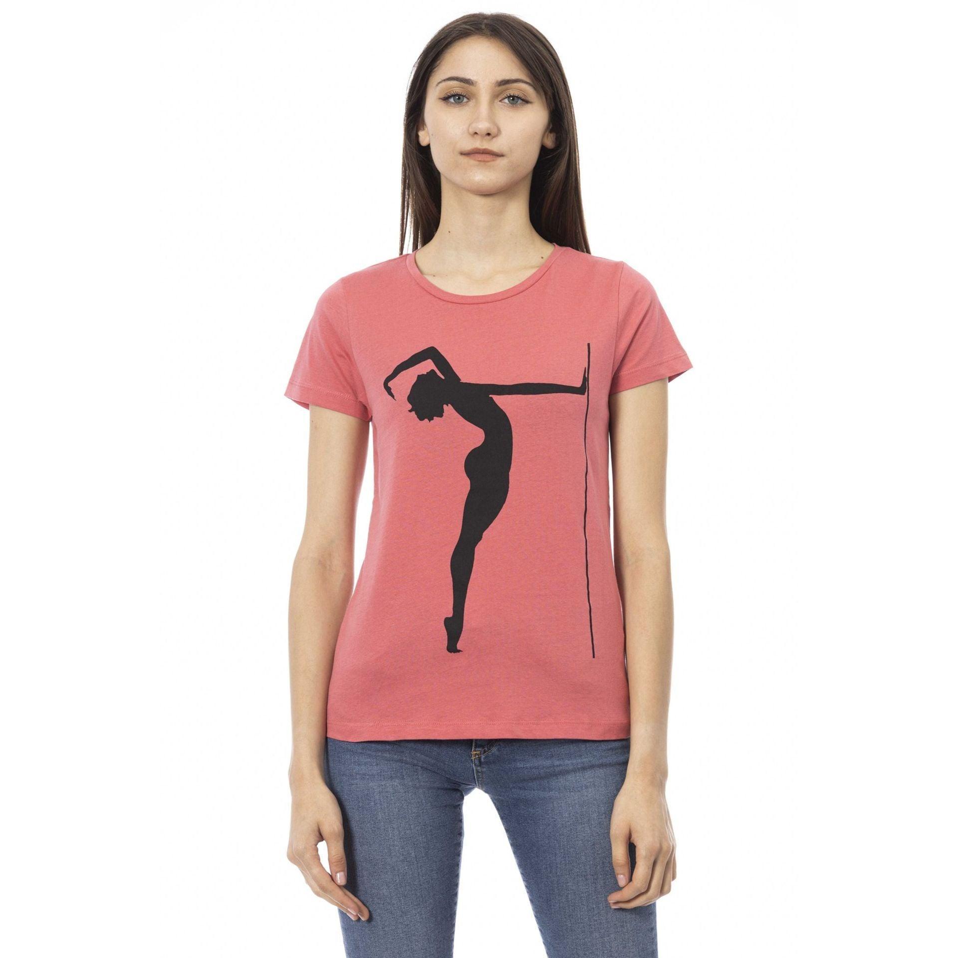 Trussardi Action Women T-Shirts - Pink Brand T-shirts - T-Shirt - Guocali