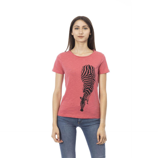 Trussardi Action Women T-Shirts - Pink Brand T-shirts - T-Shirt - Guocali