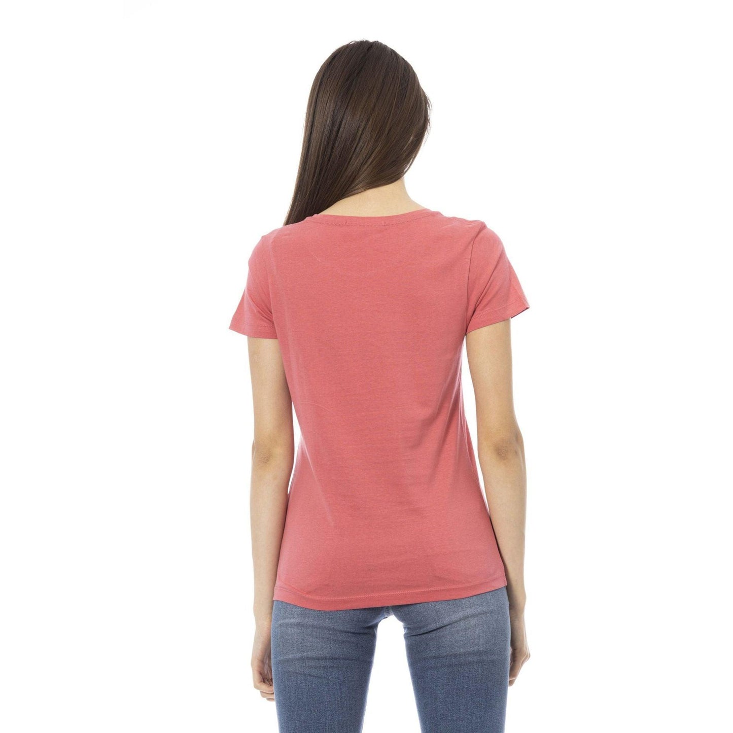 Trussardi Action Women T-Shirts - Pink Brand T-shirts - T-Shirt - Guocali