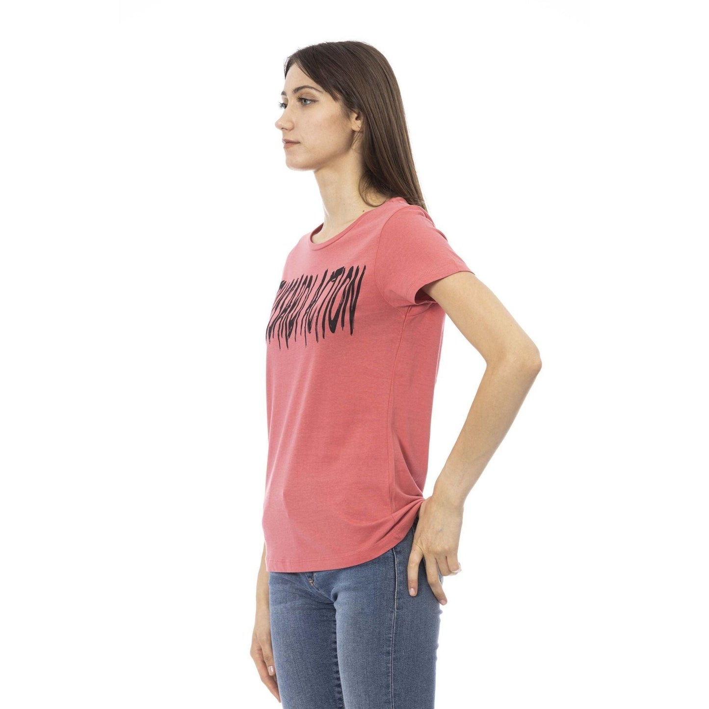 Trussardi Action Women T-Shirts - Pink Brand T-shirts - T-Shirt - Guocali