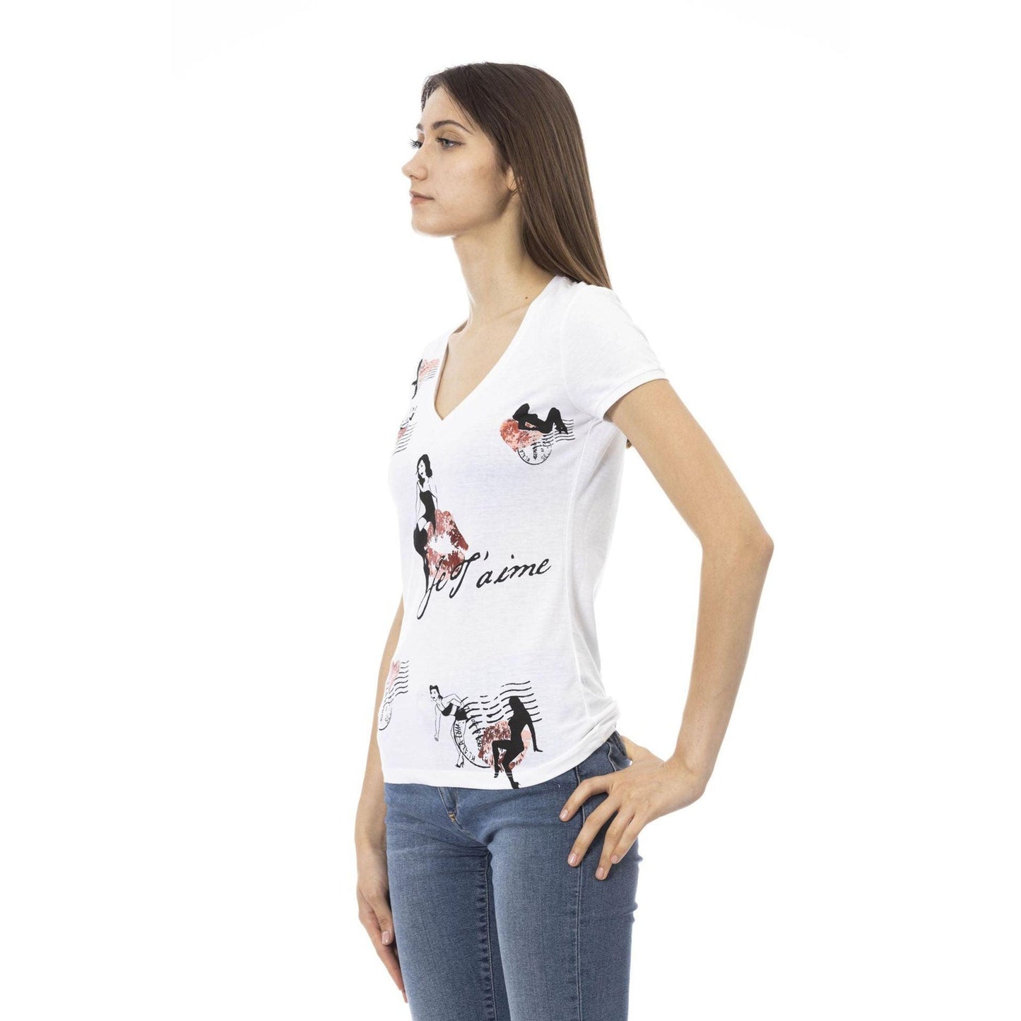 Trussardi Action Women T-Shirts - White Brand T-shirts - T-Shirt - Guocali