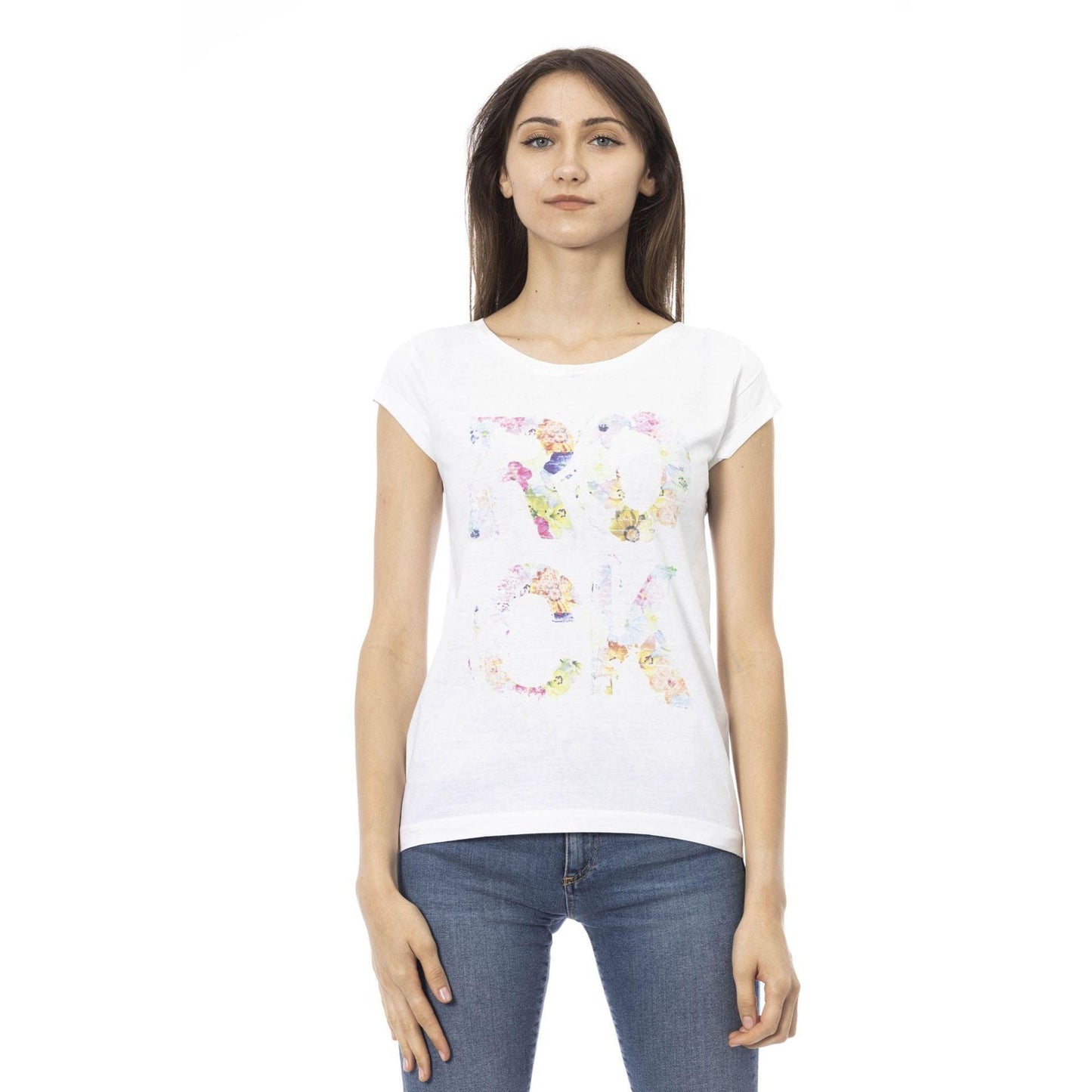 Trussardi Action Women T-Shirts - White Brand T-shirts - T-Shirt - Guocali