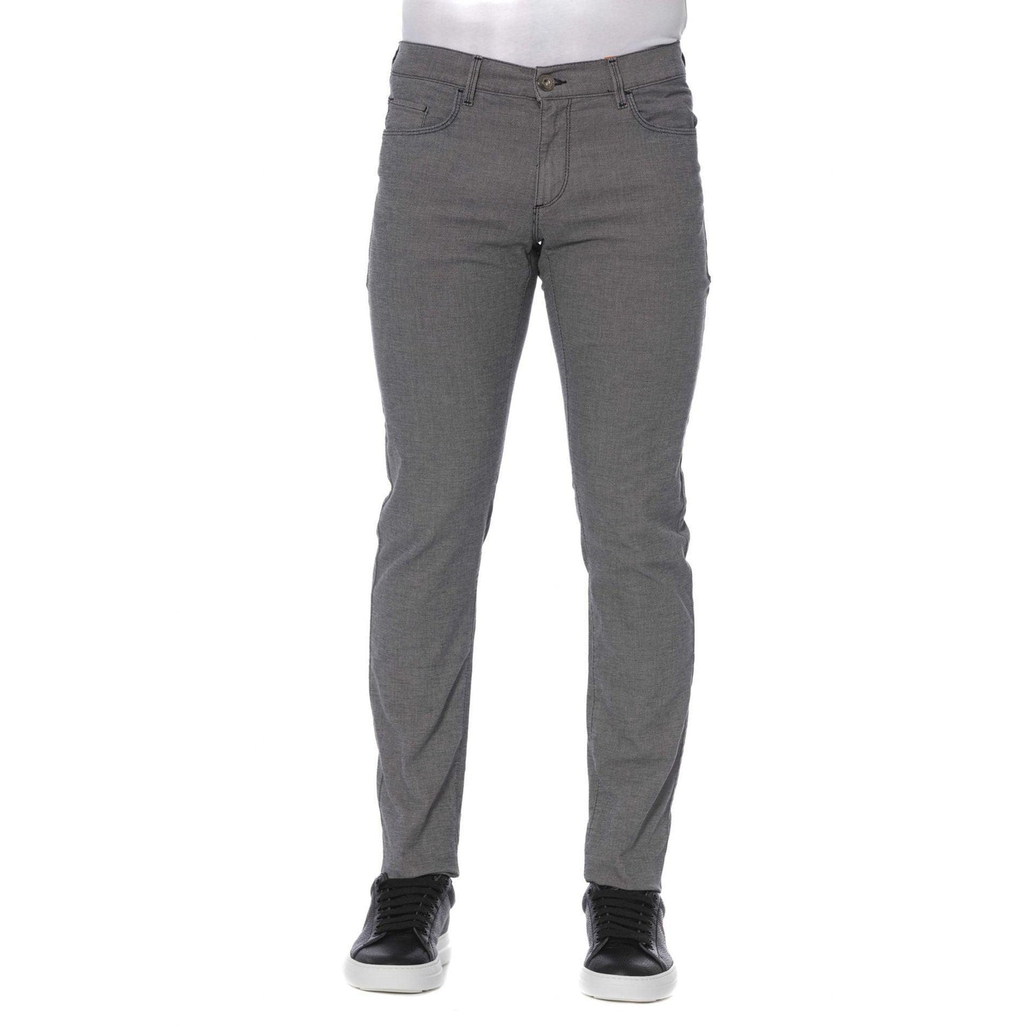 Chic Men’s Trousers – Mid Rise Tapered Leg