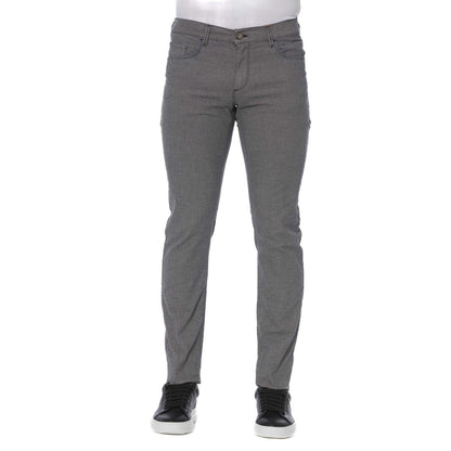 Chic Men’s Trousers – Mid Rise Tapered Leg