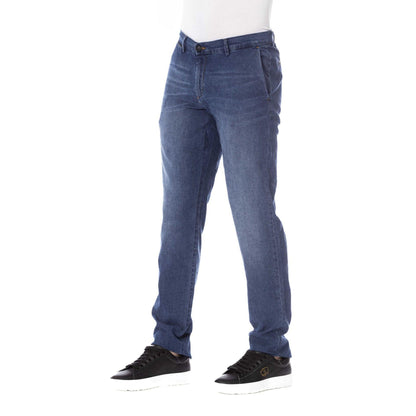 Casual Men Jeans – Mid Rise Zipper Front