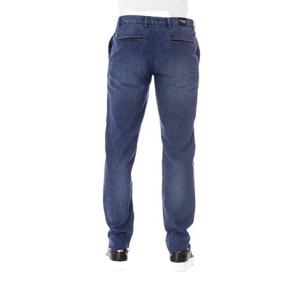 Casual Men Jeans – Mid Rise Zipper Front