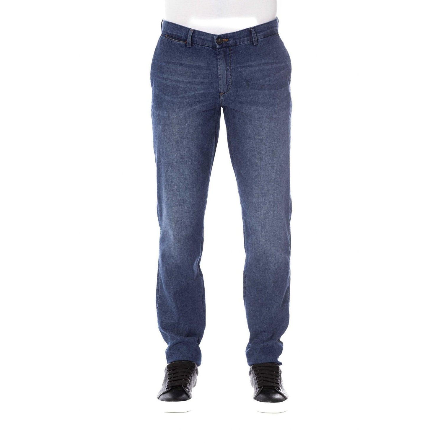 Casual Men Jeans – Mid Rise Zipper Front