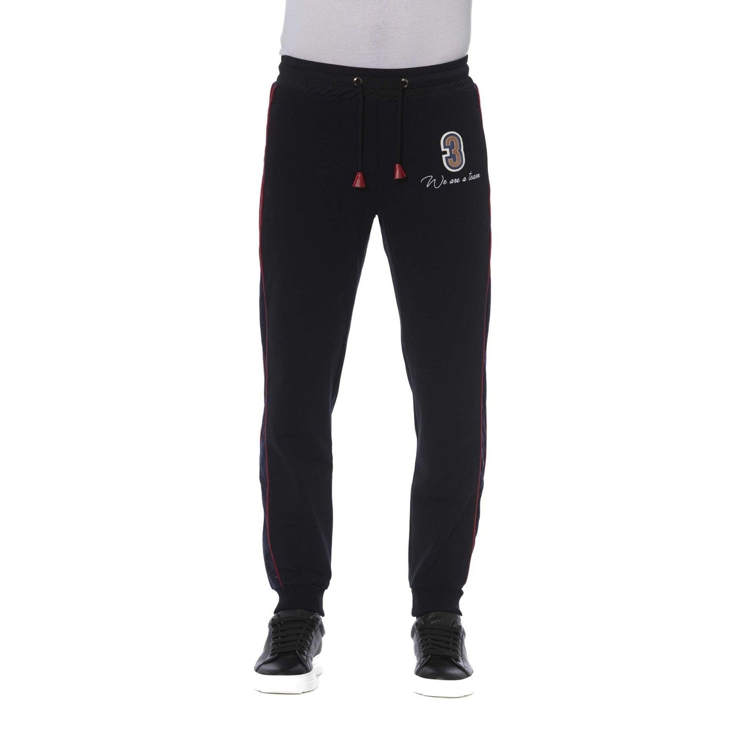 Sporty Men Sweatpants – Mid Rise Logo Comfort