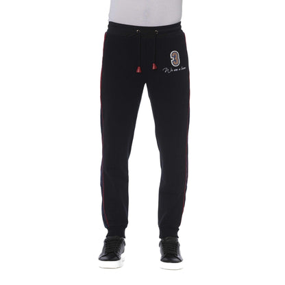 Sporty Men Sweatpants – Mid Rise Logo Comfort