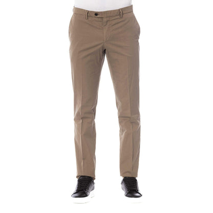 Professional Men Trousers – Mid-Rise Tapered Leg