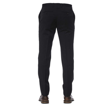 Elegant Men Formal Pants – Mid-Rise Tapered Leg Design