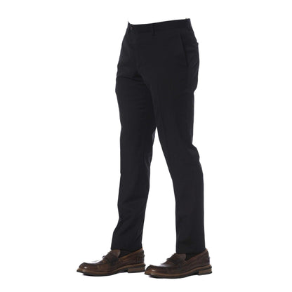 Elegant Men Formal Pants – Mid-Rise Tapered Leg Design