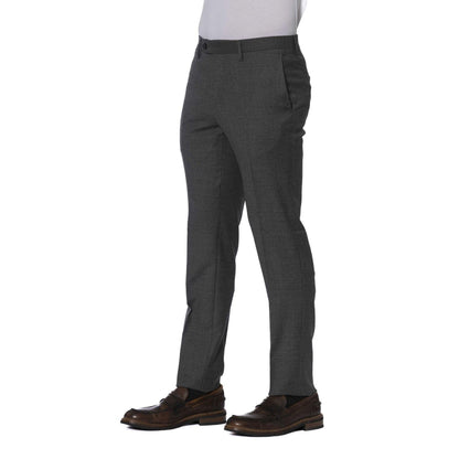 Professional Men Trousers – Mid-Rise Slim Fit